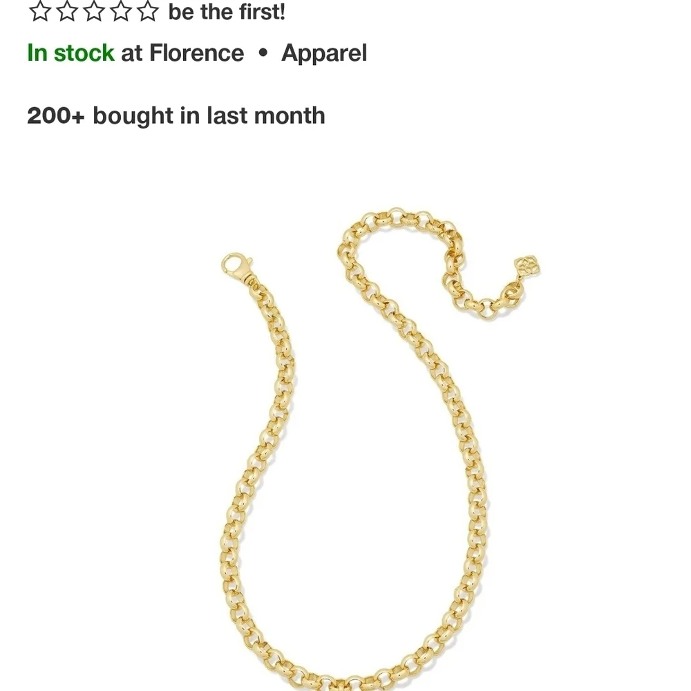 Kendra Scott Gold Chain Necklace - Picture 5 of 6